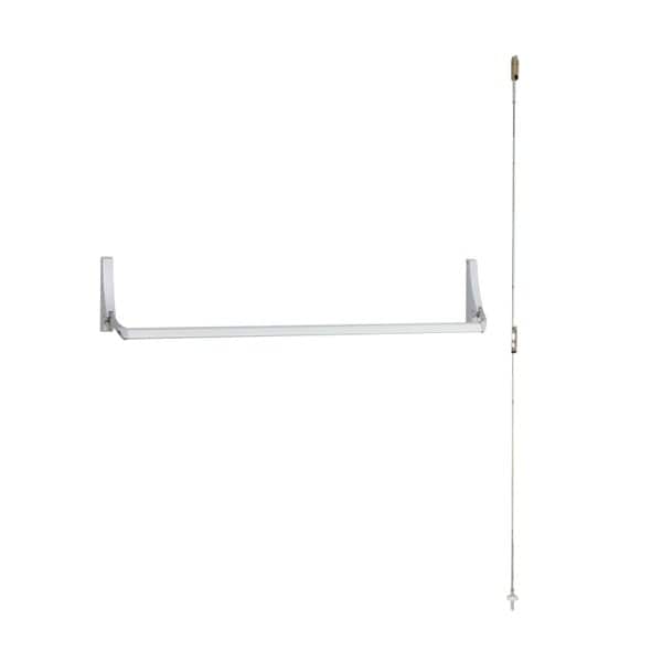 Falcon Concealed Vertical Rod Crossbar Exit Device, 44 In., Night Latch/Hold Back, Optional Pull, w FLC-1992NL-OP-HB-OP-44IN-P28 - main